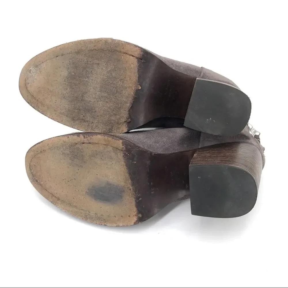 RAG & BONE Ashby Ankle High Boot Suede Grey 37.5